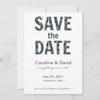 Reserve A Data Arte Floral Moderna Novo Simples Casamento