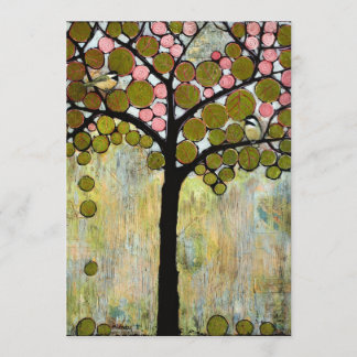 Reserve A Data Árvore do Chickadee Salve a Data