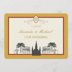 Reserve A Data As cenas de Nova Orleães do ouro e do Bordéus