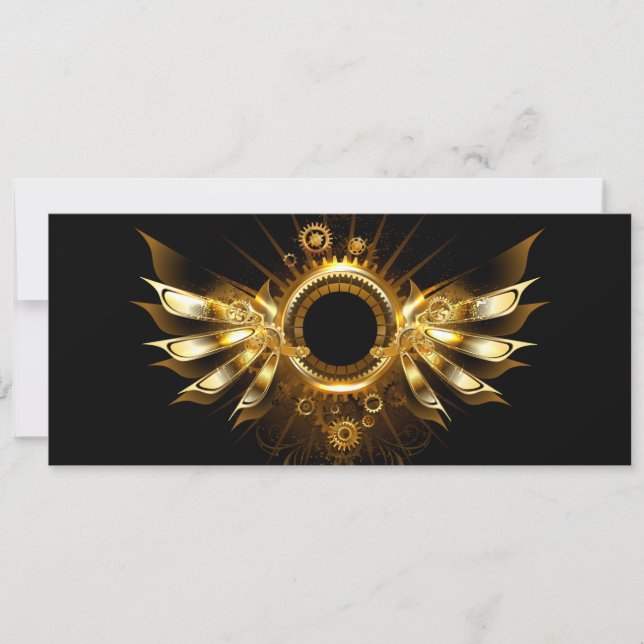 Reserve A Data Asas steampunk (Frente)