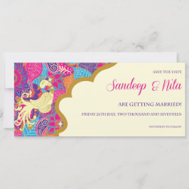 Reserve A Data Asiático - Casamento - Henna - Salve a Data