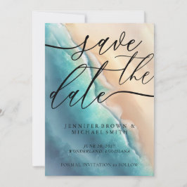 Reserve A Data Assinatura Personalizada de Ocean Beach