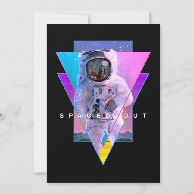 Reserve A Data Astronauta Espacado Aestético Vaporwave Exterior S (Frente)