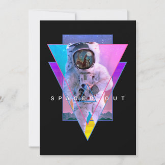 Reserve A Data Astronauta Espacado Aestético Vaporwave Exterior S