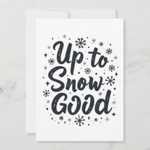 Reserve A Data Até neve boa piada de inverno floco de neve Natal