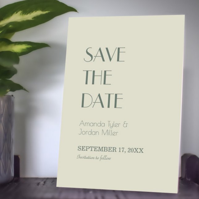 Reserve A Data Autumn Boho Deco | Cream Wedding (Criador carregado)