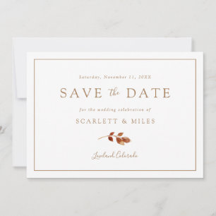 Reserve A Data Autumn Wedding