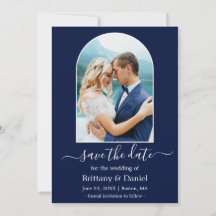 Azul de Quadro de Fotografia em Arco Moderno