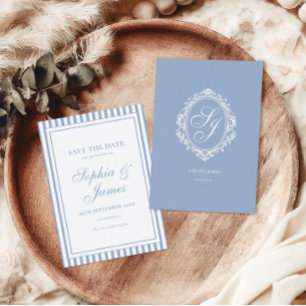 Reserve A Data Azul Empoeirado Casamento de Dinheiro Antigo Salva