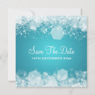 Reserve A Data Azul-Noite-casamento no inverno