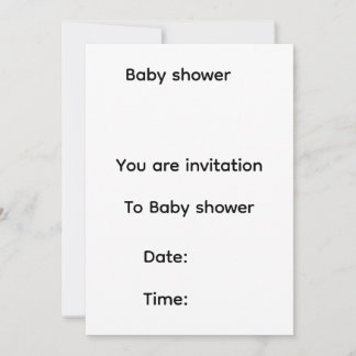 Reserve A Data Baby shower invitation