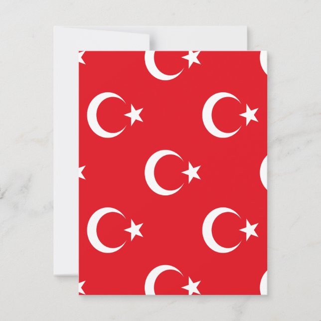 Reserve A Data Bandeira da Turquia (Frente)