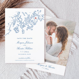 Reserve A Data Bar Harbour Maine Map Marinho Blue Photo