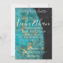Reserve A Data Bar ou Bat Mitzvah fora deste mundo Salve a data