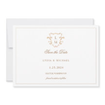 Barroco Crest | Casamento Monograma