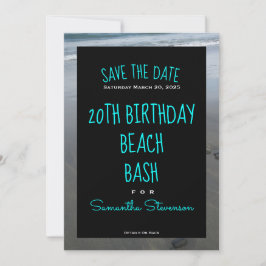 Reserve A Data Beach Birthday Bash A Qualquer Ano Qualquer Convit