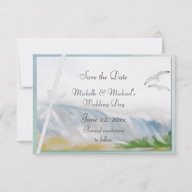 Reserve A Data Beach Dunes Romance Salvar a Data (Frente)