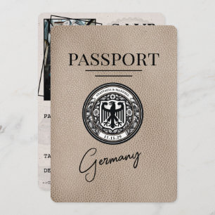 Reserve A Data Beige Germany Passaporte, Exceto Data