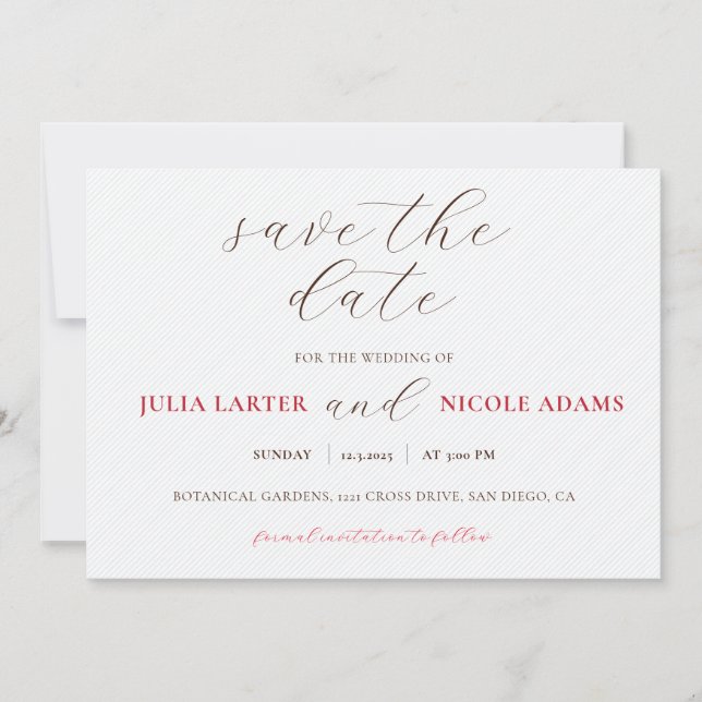 Reserve A Data Beijou com Doce de Mirtilo Uvas Flores Casamento (Frente)