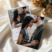 Bela Tipografia com Floreio Foto Casamento
