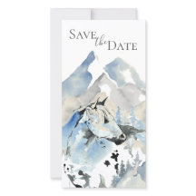 Belo Abstrato Horse e Montanhas Casamento