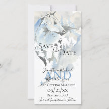 Belo Abstrato Horse e Montanhas Casamento