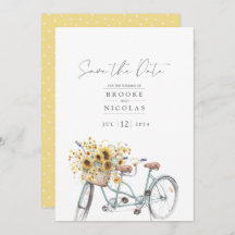 Bicicleta Rústica De Bicicleta De Girassol