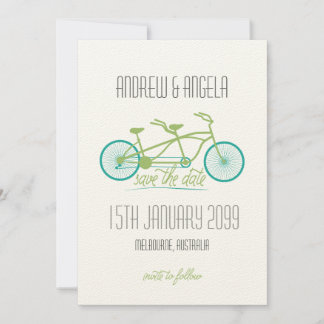 Reserve A Data Bicicleta Tandem / Casamento moderno de bicicleta