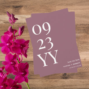Reserve A Data Big Bold Date Pink