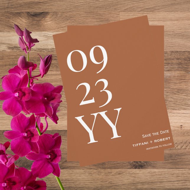 Reserve A Data Big Bold Terracotta (Criador carregado)