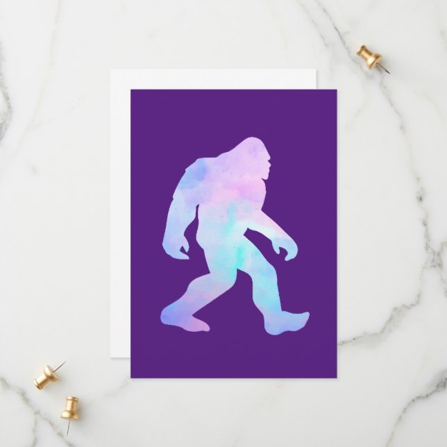 Reserve A Data Bigfoot de Aquarela (Frente/Verso In Situ)
