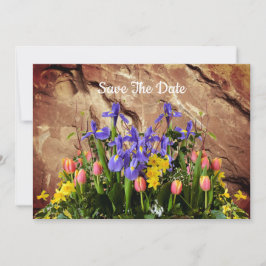 Reserve A Data Birthday Flat Save The Date Card