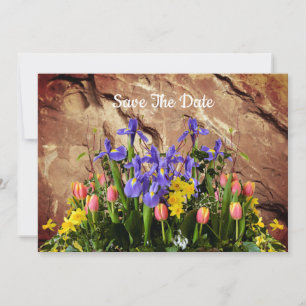 Reserve A Data Birthday Flat Save The Date Card