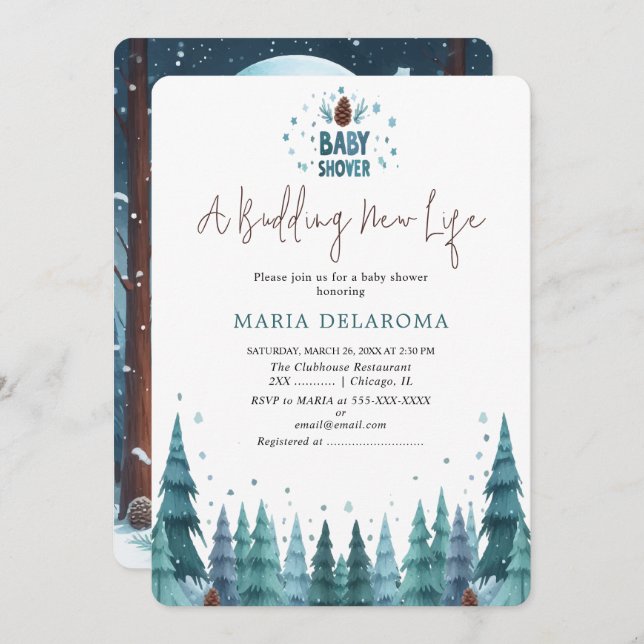 Reserve A Data Birthday Flat Save The Date Card (Frente/Verso)