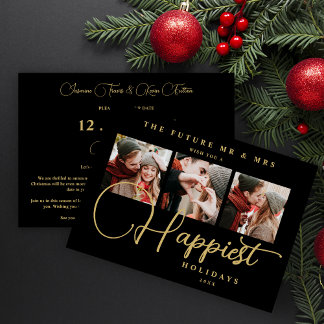Reserve A Data Black Exquisite Sophisticated Wedding Xmas 3Photos