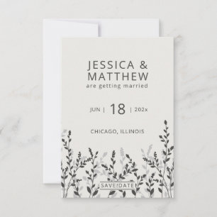 Reserve A Data Black Olive ・ Casamento Rustic Wildflower