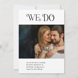 Reserve A Data Blaire Black White Modern Weds