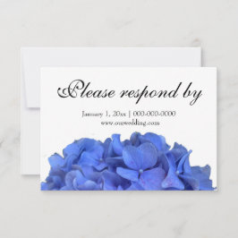 Reserve A Data Blue periwinkle elegant floral hydrangeas RSVP