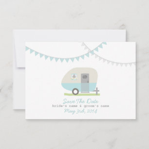 Reserve A Data Blue Retro Trailer & Wedding Salvar a Data