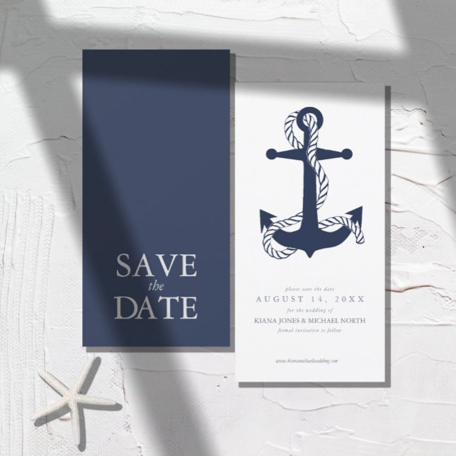 Reserve A Data Blue Wave Anchor Wedding ID836 (Criador carregado)
