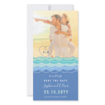 Blue Waves Loopy Heart Beach Foto Para Salvar A Da