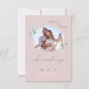 Reserve A Data Blush Rosa Ela Disse Sim Foto