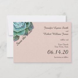 Reserve A Data Blush Succulent Wedding Salvar Data
