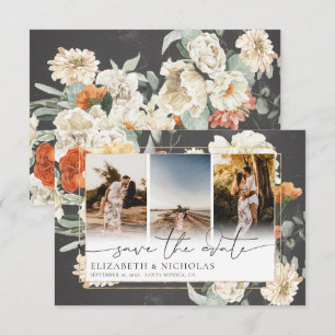 Reserve A Data Boho Dark Floral 3 Casamento Fotográfico