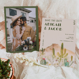 Reserve A Data Boho Desert Cactus Arizona Casamento de destino