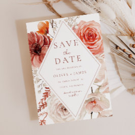 Reserve A Data Boho Floral Boho Casamento
