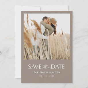 Reserve A Data Boho Foto Para Salvar O Casamento Minimalista Do C