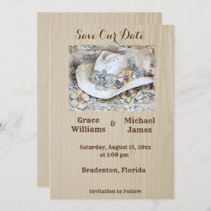 Reserve A Data Boho Ocidental Elegante