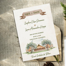 Boho Tenda Casamento Aquarela ao Ar Livre Salve a 