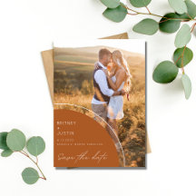 Boho Terracotta Dois Casamento Fotográfico Salvar 